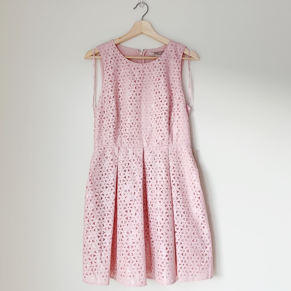 NWT Dusty Pink A-Line Flare Dress